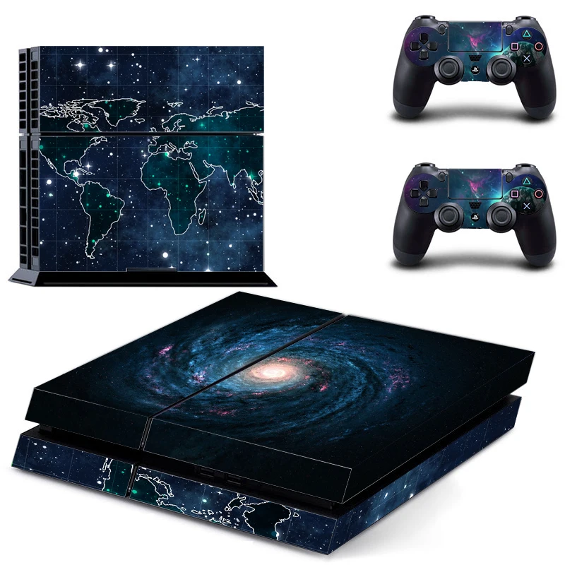 Galaxy для PS4 виниловая кожа Наклейка чехол для PS4 Playstation 4 консоль+ 2 контроллера наклейка Аксессуары для игр