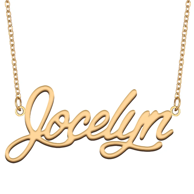 

Necklace with Name Jocelyn for His Her Family Member Best Friend Birthday Gifts on Christmas Mother Day Valentine's Day