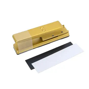 

Guitar Pick Maker Plectrum Punch Cutter Metal with Card Abrasive Paper