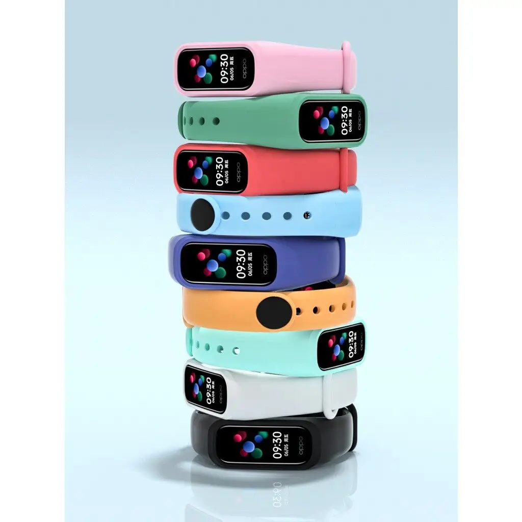 Vibrant Silicone Strap - Water-Resistant Sport Wristband Replacement Bracelet