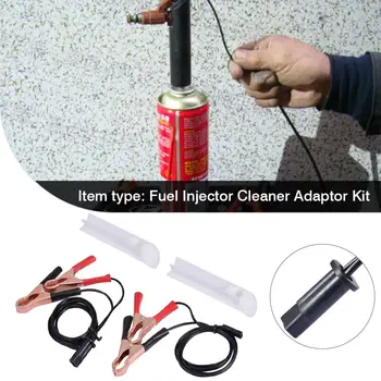 

New Car Fuel System Cleaning Set Fuel Injector Flush Cleaner Adapter Cleaning Tool Set Car Nozzle Kit Cleaning Tool Kit Set 2020