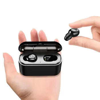 

Bluetooth 5.0 Wireless Earphone Mini Invisible Tws In-ear Headphones W/ Charger D08A