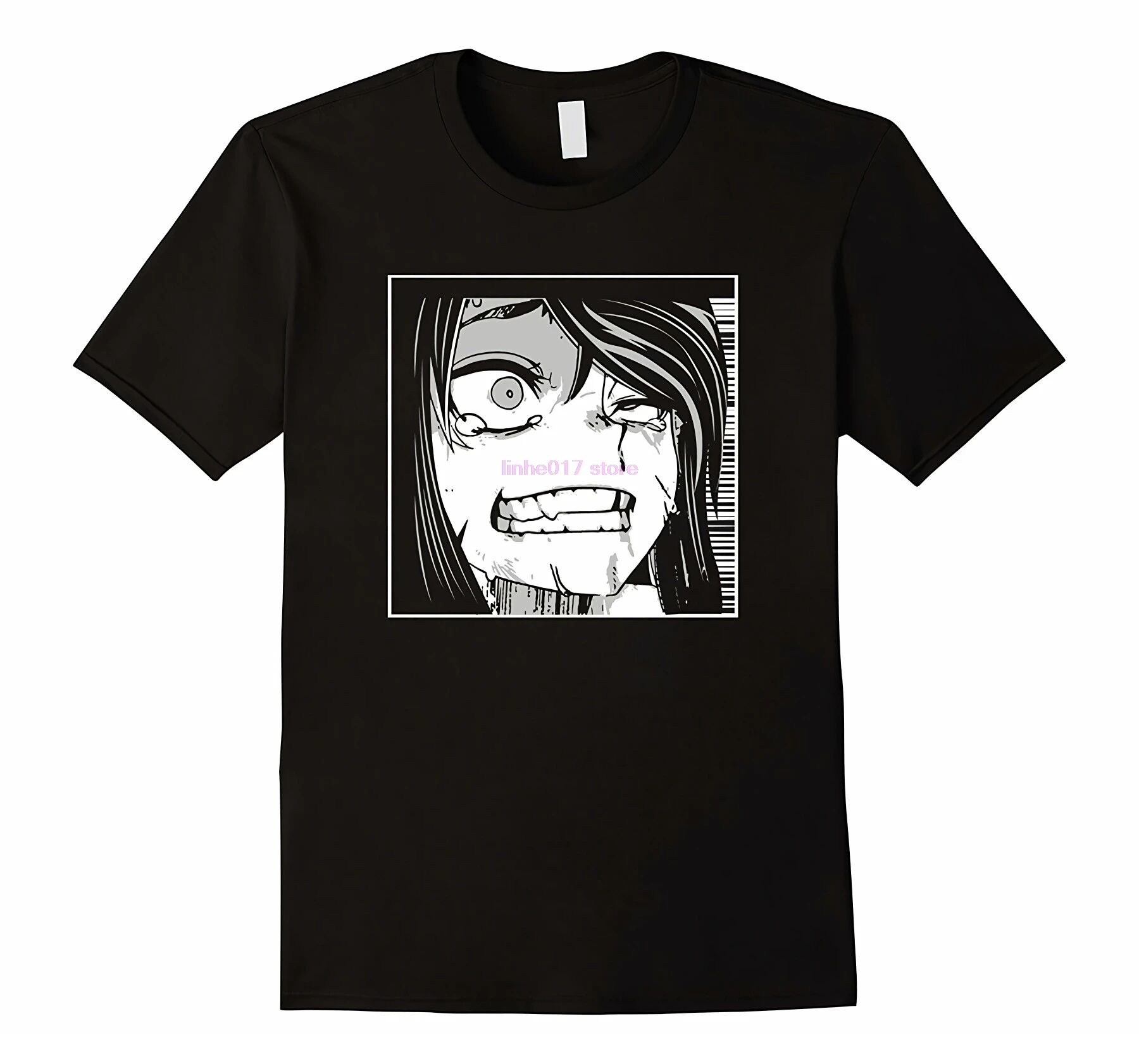

Ahegao T Shirt Anime Funny Shirts For Man Hipster O Neck Causal Cool Tops male teeshirt summer top tees man brand tee shirt