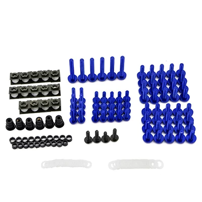 JAER для Yamaha YZF R1 R3 R6 R25 mt03 mt25 mt09 mt07 Универсальный Мотоцикл с ЧПУ Алюминий черная холщовая обувь - Цвет: Синий