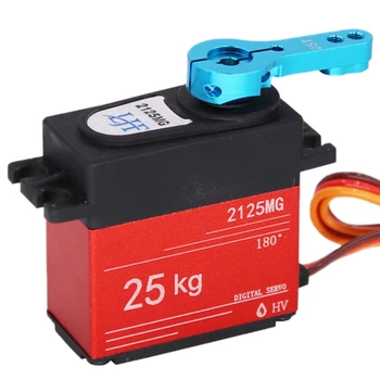 

Waterproof Servo Update High Speed Metal Gear Digital Servo 25KG 180° for 1/8 1/10 Scale RC Cars