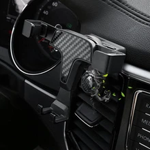 Car Holder Bracket For Mobile Phone Cell Dashboard Air Vent Stand Clip Mount Aromatherapy For Volkswagen teramont X 2017-2019