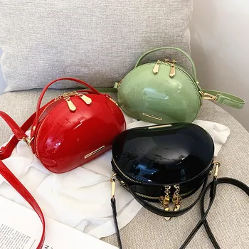 

2019 New Style Irregular Hardshell Bag Fashion round Ball Shoulder WOMEN'S Bag
