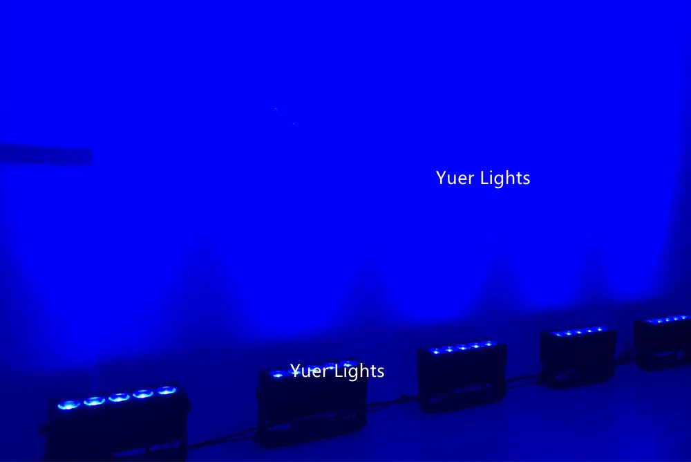 2XLot Disco Light 5X20W RGB 3IN1 LED Wall Wash Light 5/8 Channels IP55 Control Dj LED Bar Wash Stage Light Music Dj Light Disco