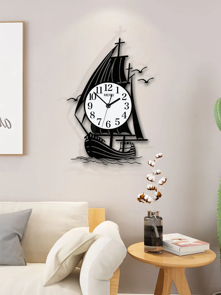 

Art Silent Wall Clock Decor Modern Design Kids Minimalist Wall Clock Modern Living Room Relogio Parede Home Watches JJ60WC