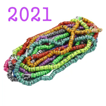 

50 Pcs 2021 Multicolor Pigeon Foot Ring With Word Earrings Quality Durable Bird Ring Racing Pigeon Foot Ring Bird Tools
