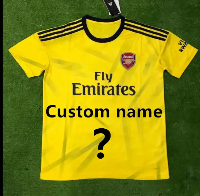 Футбольная рубашка «Arsenal», 19/20 OZIL, домашняя красная футбольная майка, желтая, LACAZETTE AUBAMEYANG RAMSEY, футболка с коротким рукавом - Цвет: shirt