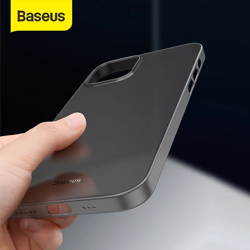 Простой чехол Baseus для телефона iPhone 12 Pro Max матовый полипропиленовый 11 XR XS