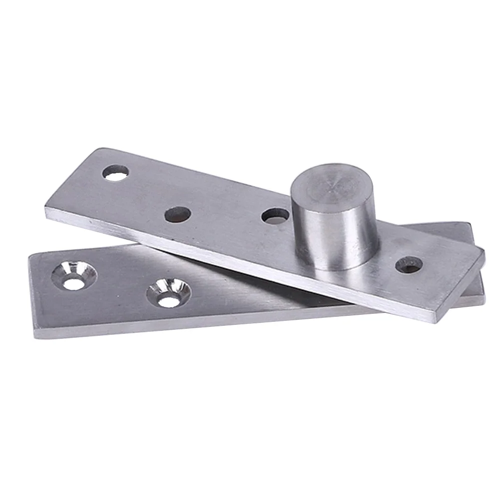 

1 Pair Door Hardware Closet 360 Degree Pivot Stainless Steel Up Down Furniture Core Shift Conceal Rotating Hinge