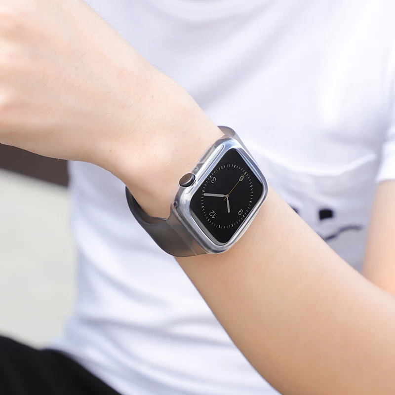 Браслет Samrt для часов Apple, ремешок на запястье 1, 2, 3, 4, Iwatch, 42 мм, 38 мм, моющийся силиконовый ремешок с аксессуарами из ТПУ