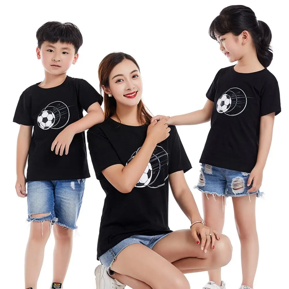 

1PC Pure Cotton Summer Style Printed T Shirt Fashion Father Mother Kids Clothes Funny Family Look Short Sleeve Tee Shirt