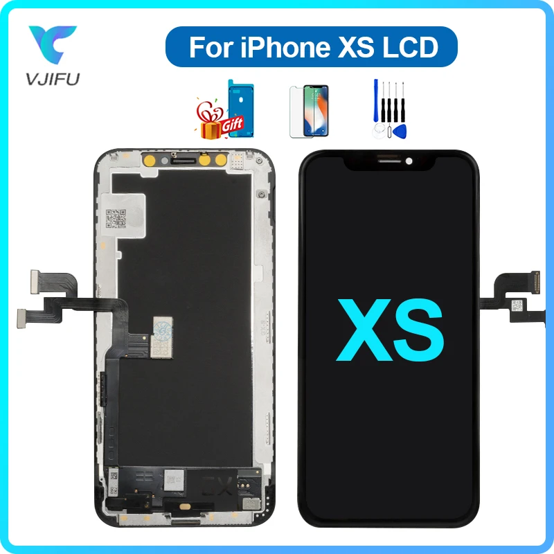 Oled Lcd Per Iphone Xs Display Touch Screen A2097 A1920 A2100 Ecran Digitizer Assembly Sostituzione Telefoni Riparazione No Dead Pixel