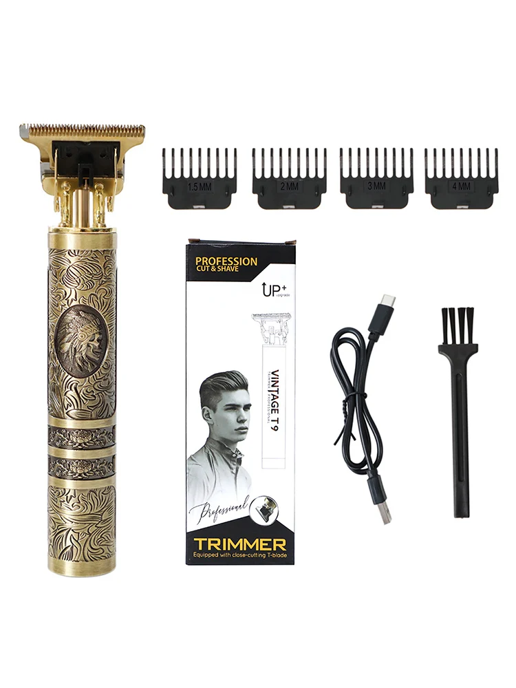 Trimmer Hair Cutting Machine Hair Clipper Professional Tondeuse Homme Maquina De Cortar Cabello USB Trimmer Beard Shaver T9 26