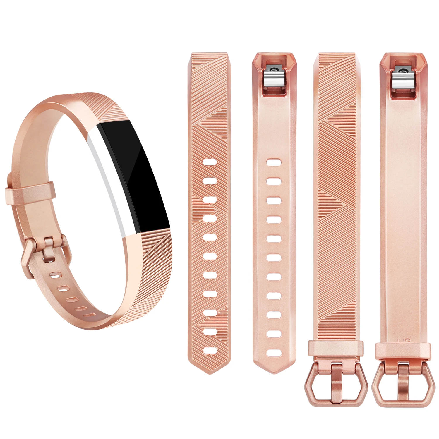 Replacement Wristbands Fitbit Alta Hr Bands Rose Gold Buy Bands
