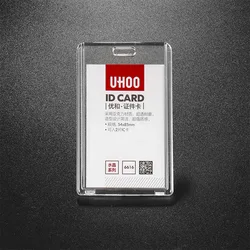 1 pcs Acrylic material work card holder Student badge set Transparent work exhibition card holder( not contain a lanyard)