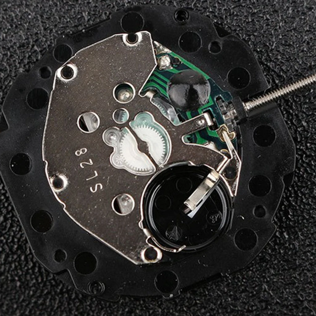 Watch Dial with 3 Hands Clock Movement Double/Single Calendar 2.4x0.4cm