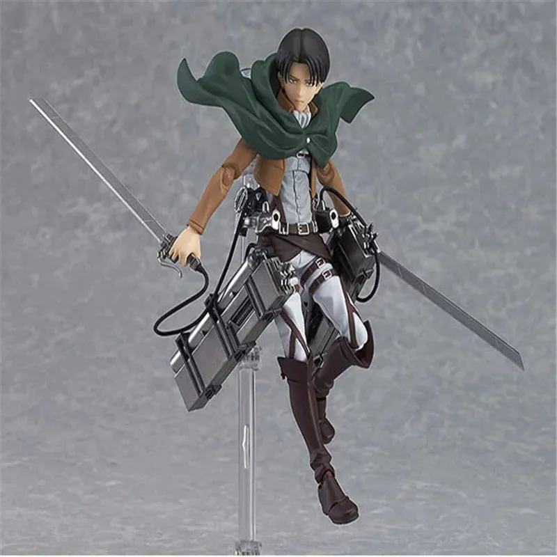 203, boneco de brinquedo colecionável da mikasa ackerman de 15cm em pvc