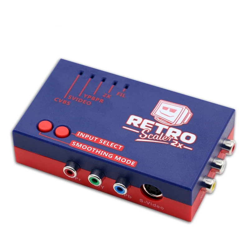 Для Retroscaler2X AV в HDMI конвертер и линейный Doubler для ретро игровых консолей Ps2/N64/Nes/Sega