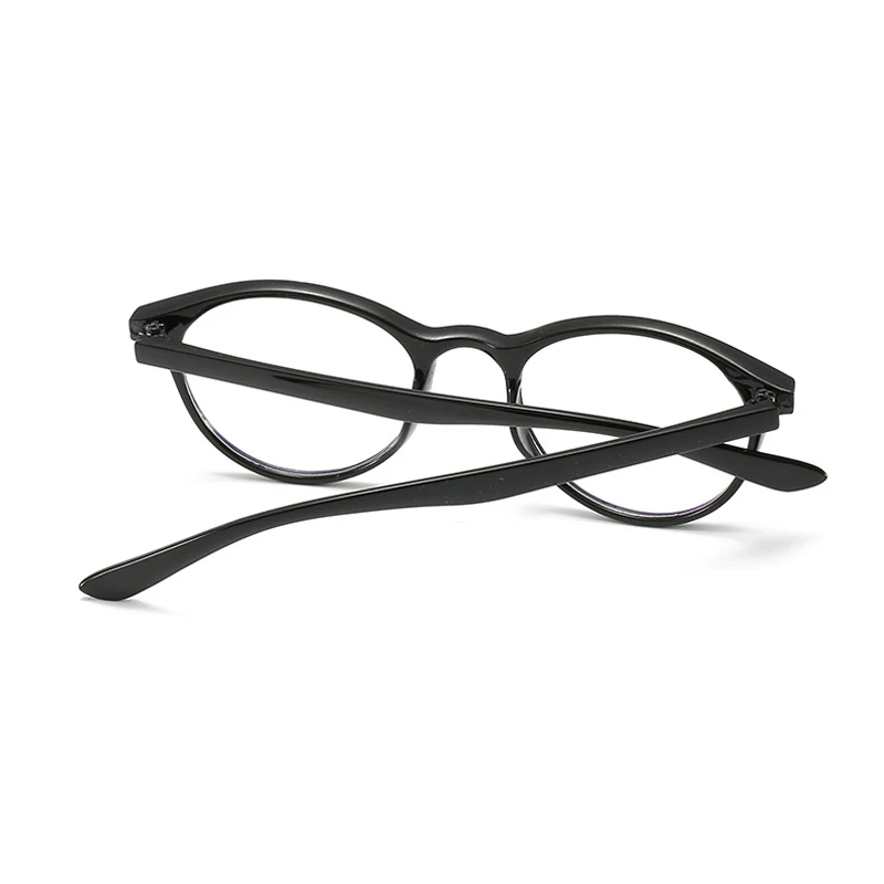 Elbru Классический круглый готовой Glassses Для женщин Для мужчин прозрачные линзы оптические оправы для очков с диоптриями-0,5 1,0 1,5 2,0 2,5~ 6,0