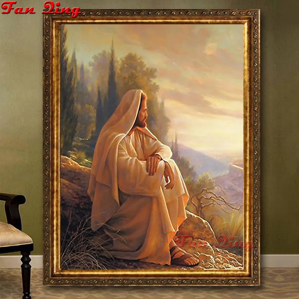 Jesus Christianity Decor 5D Diamond Painting Embroidery Sale Full Square Drill Full Round Mosaic Portrait Home Room Decoration