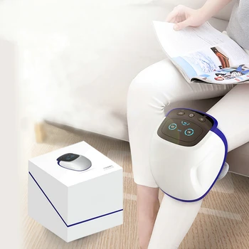 

New Infrared Heated Vibration Knee Massager Knee Joint Physiotherapy Massage Rehabilitation Device Relief Knee Care.