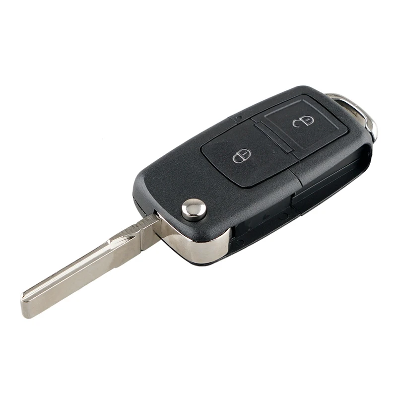 

2 Buttons Flip Remote Car Key Fob For Golf 4 5 Passat b5 b6 Touran 434MHz ID48 Chip 1J0 959 753 AG