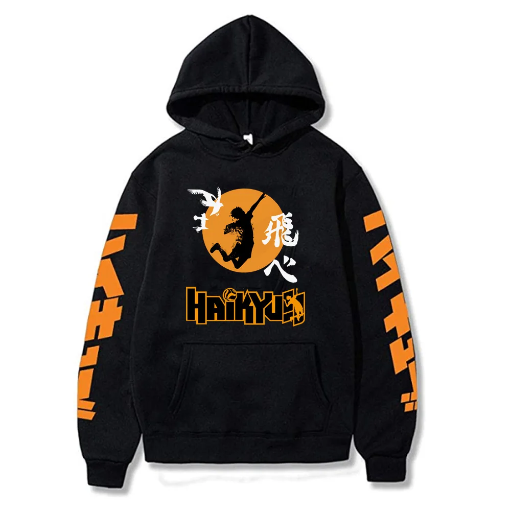 

Толстовка Haikyuu для мужчин и женщин, японское аниме косплей, Свитшот в стиле Харадзюку, студенческий пуловер, куртка с капюшоном, спортивная одежда, 2020