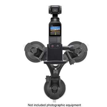 

Quick Install Non Slip Professional Accessories Car Suction Cup Stable Tripods Holder Base Adapter Set For OSMO Pocket