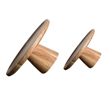 

Wooden Cake Plate Creative Food Tray Multipurpose Ecological Natural Wood Dessert Fruit Snack Tray Home Decoration