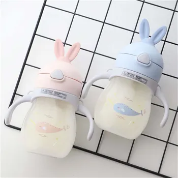 

Newborn Baby Bottle drink cup plastic Air Vent Wide Neck Natural Nursing Feeding Bottle for Infant 320ml Baby Care Milk bottle