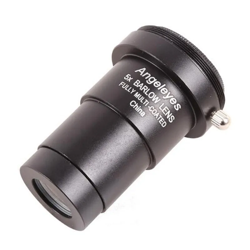 YINGGEXU Telescope Angeleyes Metal 3X 5X Extender 1.25 Inches Universal Telescope Double Barlow Mirror 3X 5X Barlow Lens AngeleyesBlack Color : 5X YINGGEXU Telescope Angeleyes Metal 3X 5X Extender 1.25 Inches Universal Telescope Double Barlow Mirror 3X 5X Barlow Lens AngeleyesBlack Color : 5X