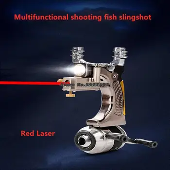 

Powerful Slingshot High Precision Laser Infrared Automatic Aiming Fish Slingshot Outdoor Laser Slingshot With Glare Flashlight