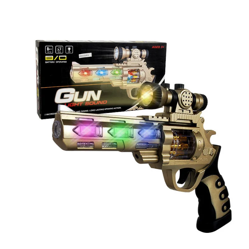 

Amazon Hot Sales Hot Selling Electric Shining Music Imitation Guns Children'S Educational Toy Stall Hot Selling Supply of Goods
