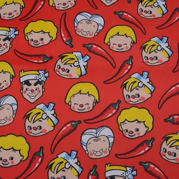 

145cm Wide Cartoon Print Waterproof Fabric Patchwork Cloth DIY Handmade Sewing Material Fabrics for Table kitchen Baby Diaper