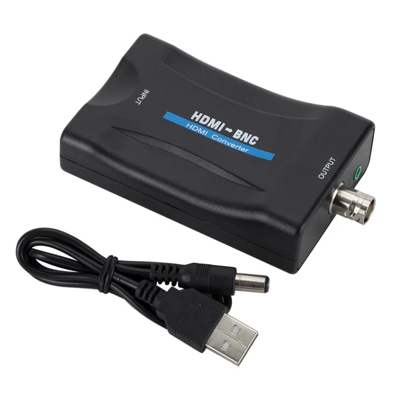 HDMI к BNC видео o конвертер адаптер совместимый PAL/NTSC с USB шнур питания|Адаптеры Type-C| |