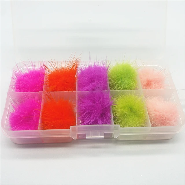 Soft Nail Poms Fluffy Plush Ball Nail Charms Pom Fur Balls Detachable Magnetic Acrylic Tips Jewelry Decorations Ornament Tool A