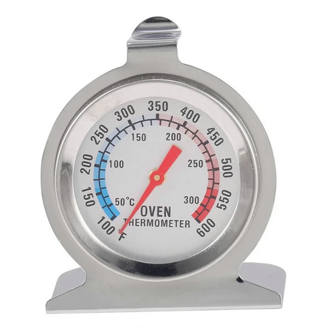 1Pcs Stainless Steel Kitchen Oven Thermometer Food Bread Household