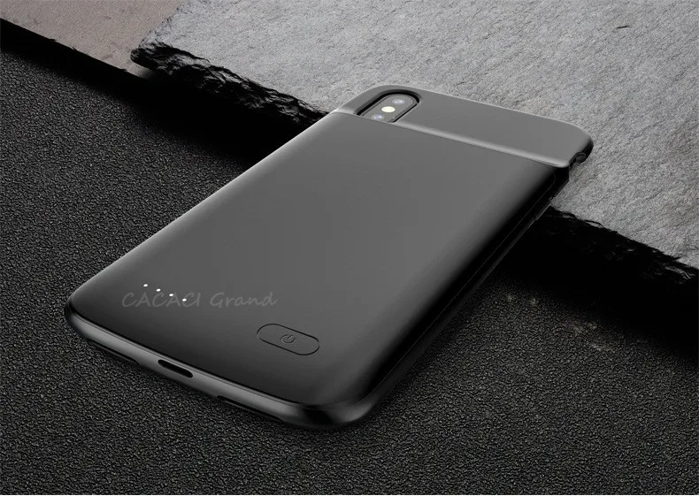 Тонкий силиконовый чехол для зарядного устройства для iPhone 11 PRO XS Max XR X 6 6s plus 7 8plus чехол для внешнего зарядного устройства