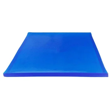 

Hot Motorcycle Seat Gel Pad Comfortable Soft Cool Cushion Shock Absorption Mat Blue Modified Seat Cushion (9.8*8.7*0.4")