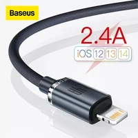 Cavo USB C Baseus per iPhone 13 12 11 Pro Max X 8 7p 2.4A cavo IPhone cavo dati per telefono cellulare a ricarica rapida per cavo iPad