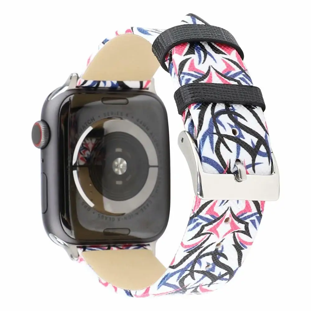 g1 Кожаный ремешок для часов для apple Watch band 44/40 мм Браслет apple watch 42/38 мм для наручных часов iwatch, 4, версия 1, 2, 3, ремешок correa apple watch 5 - Цвет ремешка: g1