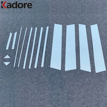 

For Toyota RAV4 RAV 4 2019 2020 Stainless Steel Car Window Frame Sill BC Center Pillars Cover Trim Sticker Styling Accessories