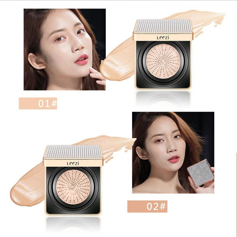 

Diamond concealer Cushion BB CC Cream natural Concealer Moisturizing Foundation Makeup Bare Face Cream Cosmetics makeup