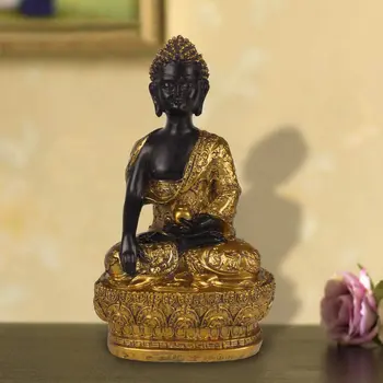 

Jsys Meditating Buddha Statues Figurines Zen Buddha Sculptures Outdoor Decor for Garden, Patio, Deck, Porch 8.5 Inch Tall