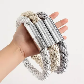 

Curtain Buckle European Magnet Curtain Accessories Simple Magnet Hole Free Installation Curtain Buckle Curtain Belt