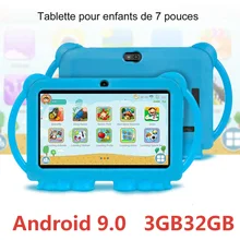 Tablet Computer Quad-Core-Charging Android-9.0-System Children 7inch 3GB 32GB with Silicone-Case